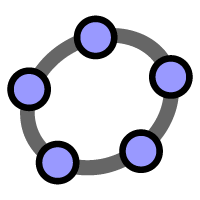 logo do software geogebra